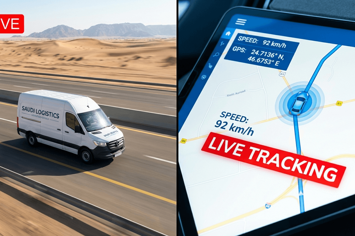 Real-Time GPS Tracking Dashboard Saudi Arabia