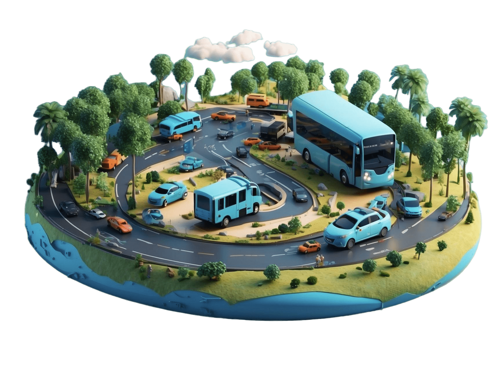 لوحة تحكم منصة برمجيات تتبع GPS